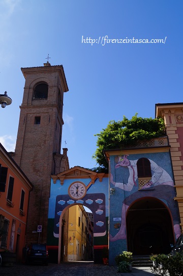 イタリアの芸術の町ドッツァ