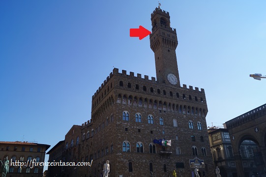 フィレンツェ、ベッキオ宮殿の塔