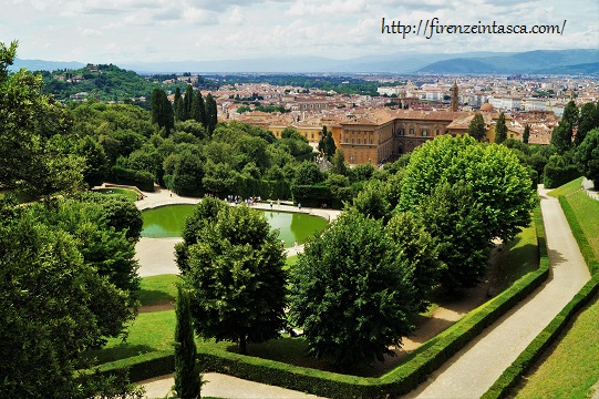 フィレンツェのボーボリ庭園とピッティ宮殿
