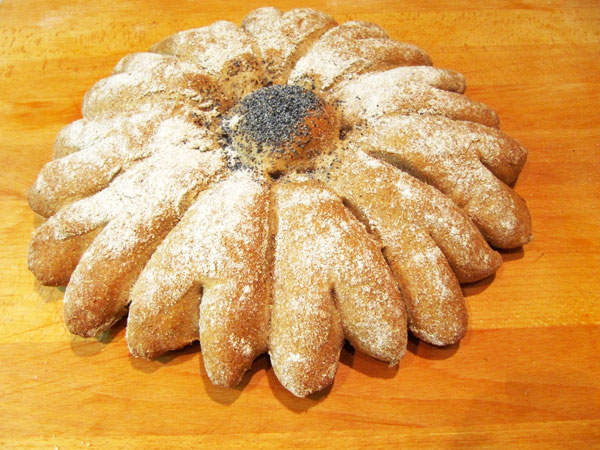 ユニークな形のパン