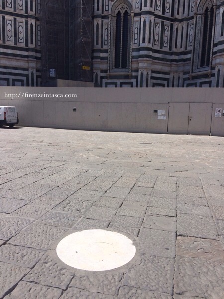 フィレンツェのドゥオーモ広場の一角